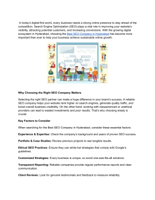 Best SEO Company in Hyderabad