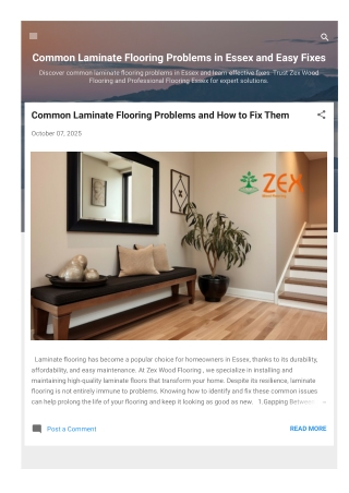 Laminate flooring Essex