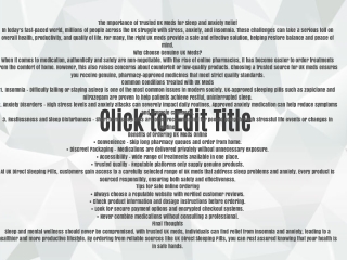 UK Direct Sleeping Pills