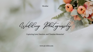 Grey and White Organic Classic Wedding Event Planner Presentation