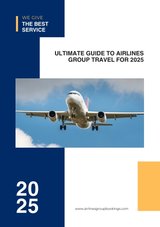 Airlines group travel guide