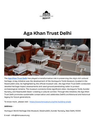 Aga Khan Trust Delhi