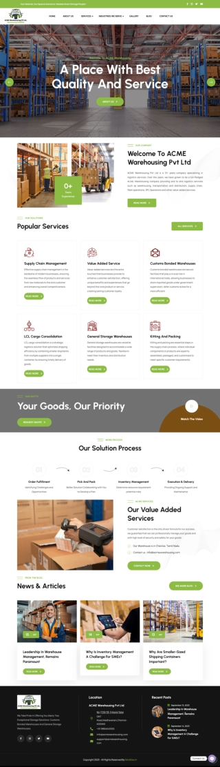 Best Warehousing Company in Chennai | Logistics Companies in Chennai | Supply Ch