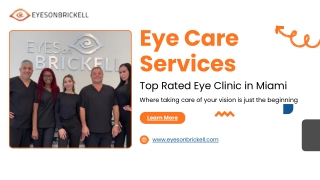 Discover Premium Prescription Eyeglass Frames in Miami | Eyes on Brickell