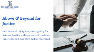 Phoenix Accident & Injury Lawyer Services | GLG Personal Injury Lawyers