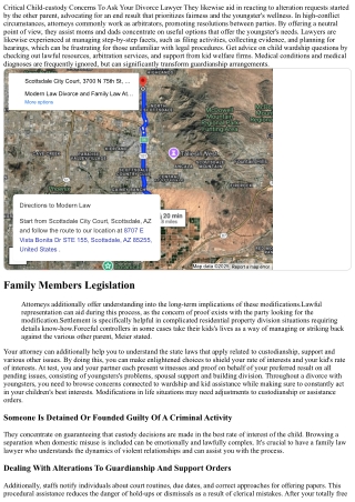 Important Child-custody Questions To Ask Your Divorce Lawyer