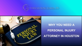 Why You Need a Personal Injury Attorney in Houston