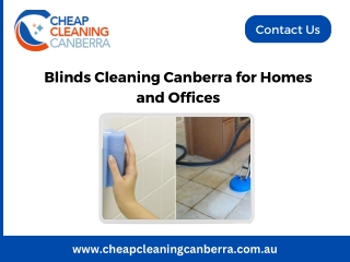 Blinds Cleaning Canberra for Homes and Offices