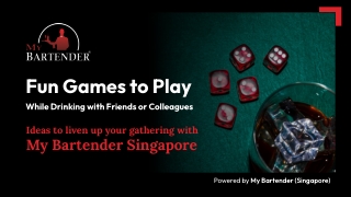 Fun Games to Play While Drinking with Friends or Colleagues