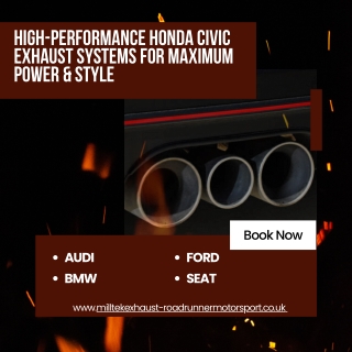 High-Performance Honda CivicExhaust Systems for MaximumPower & Style