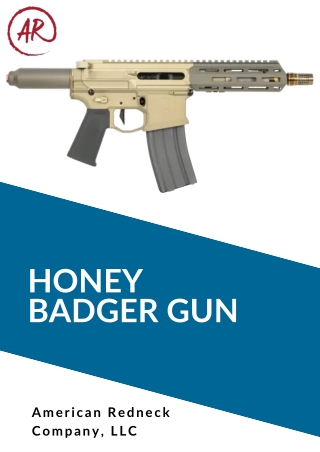Honey Badger Gun — Compact .300 AAC Blackout PDW