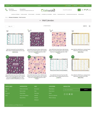 Wall Calendars — Plan Your Year at a Glance