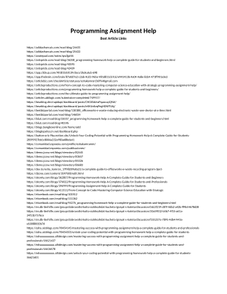 Programming-Assignment-Help