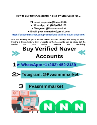 _How to Buy Naver Accounts_ A Step-by-Step Guide for ...