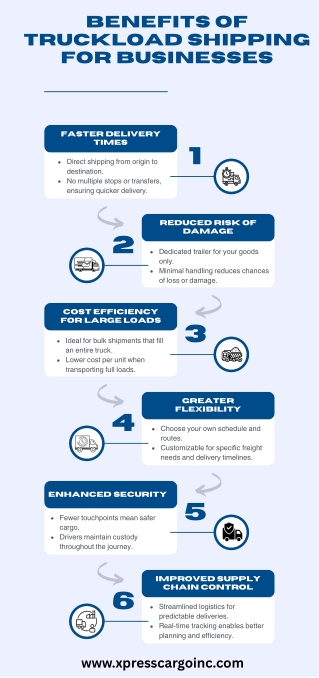 Benefits of Truckload Shipping for Businesses