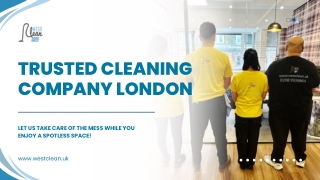 Trusted and Affordable Cleaning Services in London UK