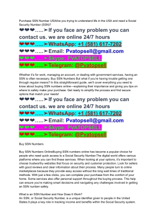 Your Social Security Number & Card_ What You Need to ...2025