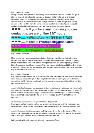 When clients want to buy your linkedin account, how does ... in 2024,,,,,.