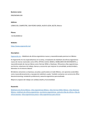 ERGONOMIK.MX