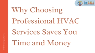 Why Choosing Professional HVAC Services Saves You Time and Money