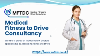 Online e-Consultations: Medical Evidence for Fitness to Drive