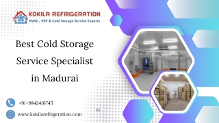 Best Cold Storage Service Specialist