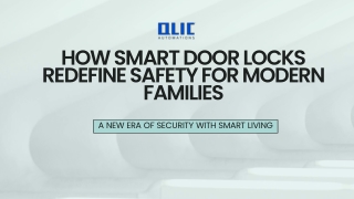 How Smart Door Locks Redefine Safety for Modern Families