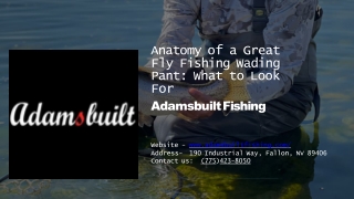Anatomy of a Great Fly Fishing Wading Pant What to Look For by Adamsbuilt Fishing