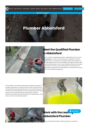 Plumber Abbotsford