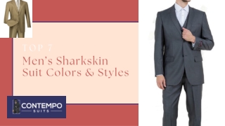 Top 7 Men’s Sharkskin Suit Colors & Styles