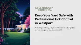 Keep Your Yard Safe with Professional Tick Control in Westport