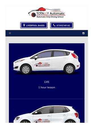 Automatic Driving Lessons Liverpool | Totally Automatic