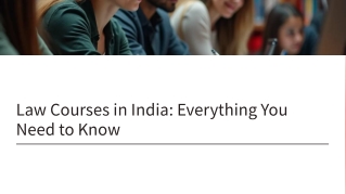 Top Law Courses in India | Career Scope & Best Colleges