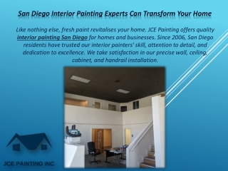 San Diego Interior Painting Experts Can Transform Your Home