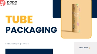 Stylish and Sustainable Custom Tube Packaging