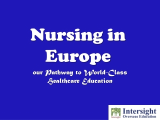 Nursing in Europe