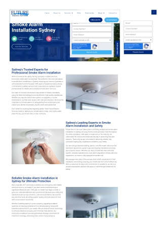 Smoke Alarm Installation Sydney