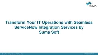 Simplifying Your IT Integration with ServiceNow