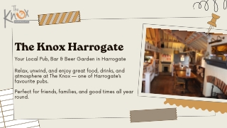 Pub, Bar & Beer Garden in Harrogate The Knox Harrogate