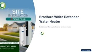 Bradford White Defender Water Heater for Every Home