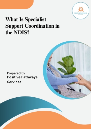 What Is Specialist Support Coordination in the NDIS?
