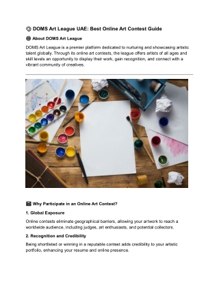 Best Online Art Contest