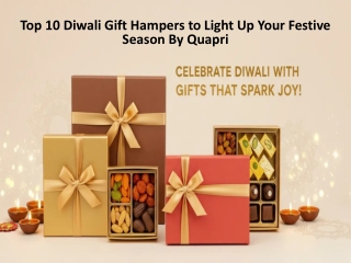 Top 10 Diwali Gift Hampers to Light Up Your Festive Season