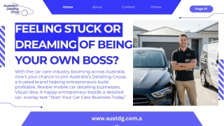 Feeling stuck or dreaming of being your own boss