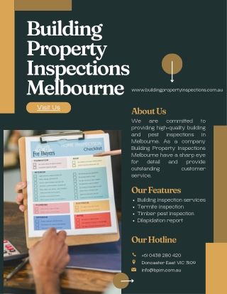 Building Property Inspections Melbourne