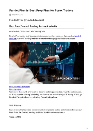 Maximize Your Trading Success with a Funded Account from FundedFirm