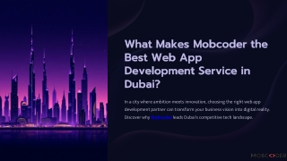 Contact Mobcoder today and discover how exceptional web app development can transform your digital presence.
