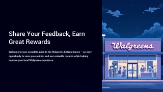 wwwwalgreenlistensurvey – Share Feedback and Earn Rewards at Walgreens