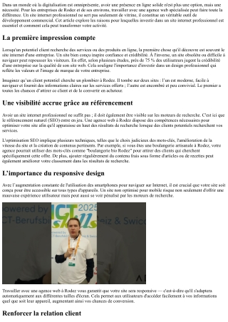 Pourquoi investir dans un site internet professionnel avec votre agence Web à Ro