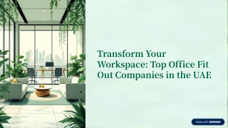 Office Fit-Out Contractors in the UAE| Contractors Direct| Luxury Office Fit-Out